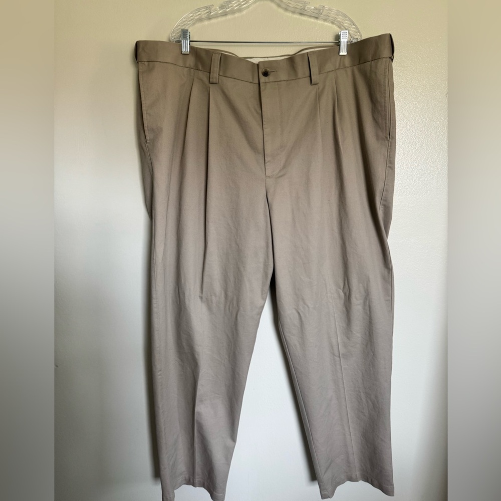 OAK HILL Premium Pant Chino Casual Pants - Men's Size 48x32 - Khaki